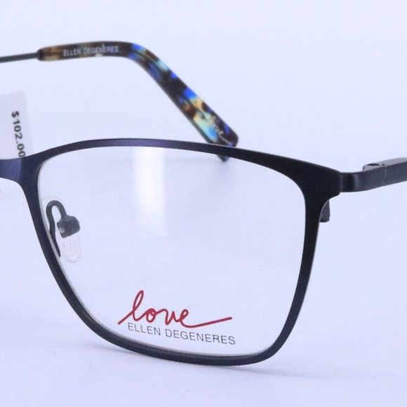 COPY - LOVE By Ellen Degeneres LAFITTE Navy Cat Eye Womens Eyeglasses Frames 53… - Picture 2 of 3